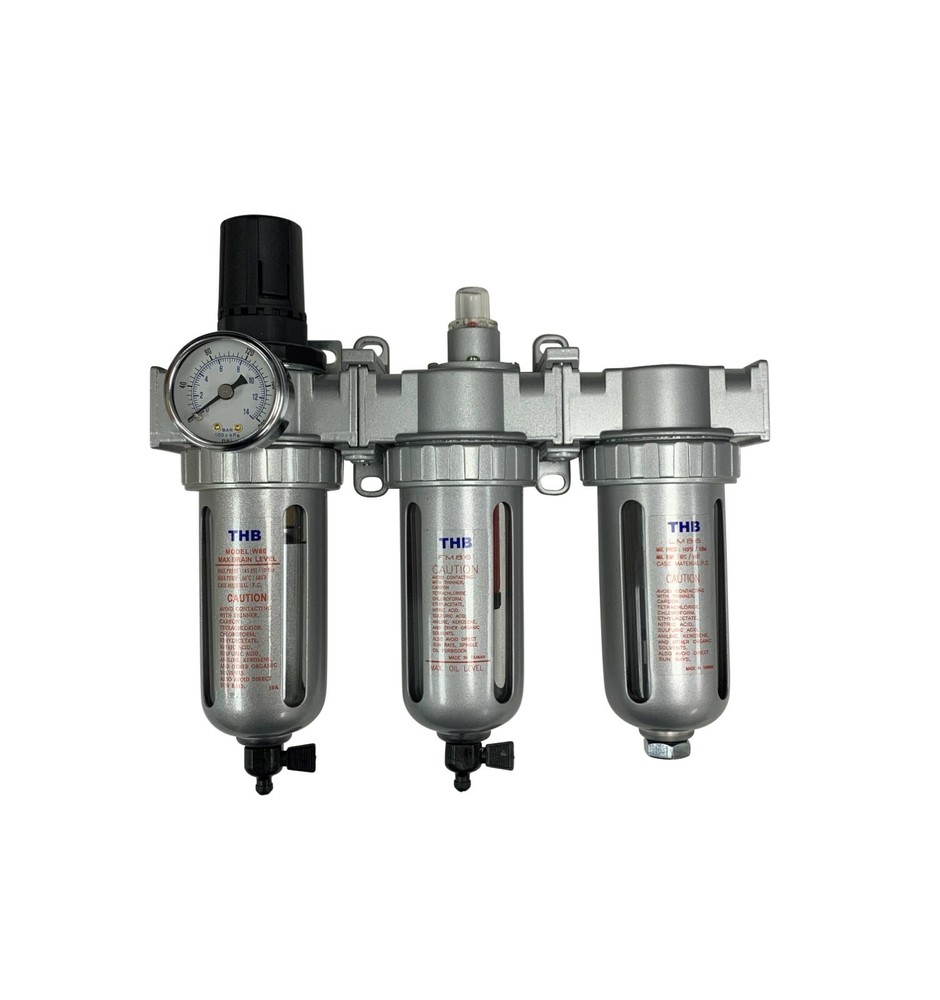 1/2" COMPRESSED AIR FILTER REGULATOR / DESICCANT DRYER / COALESCING FILTER