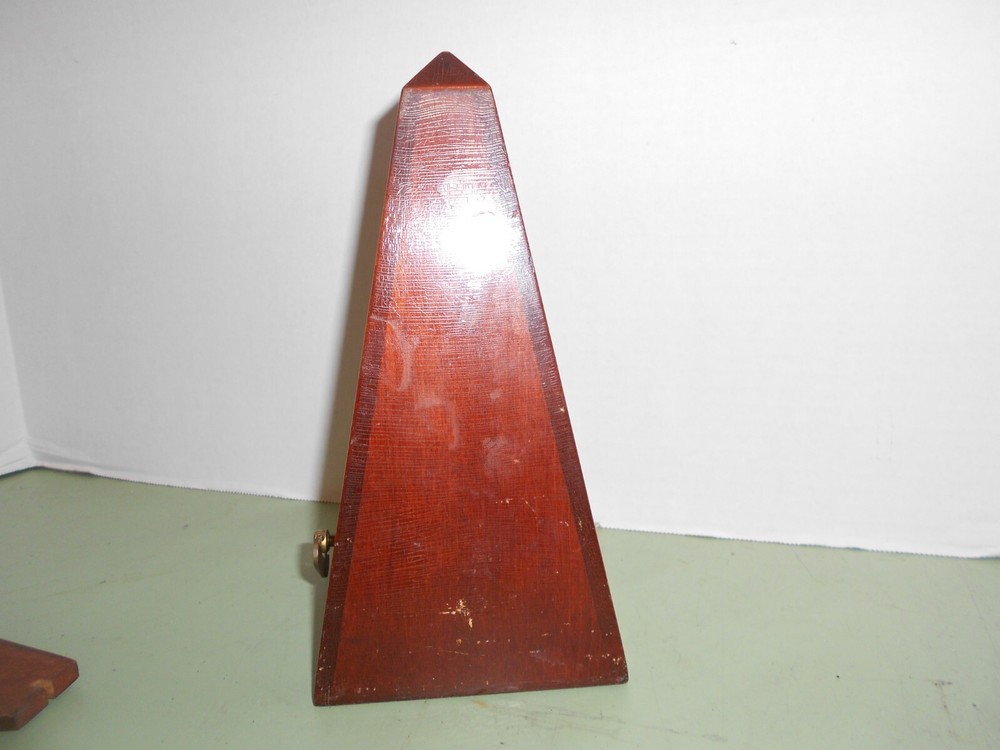 Antique De Maelzel Wood Metronome, Walnut ? case