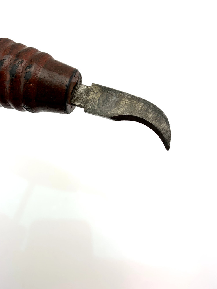 German turned handle Corkscrew w/ Foil Cutter Blade