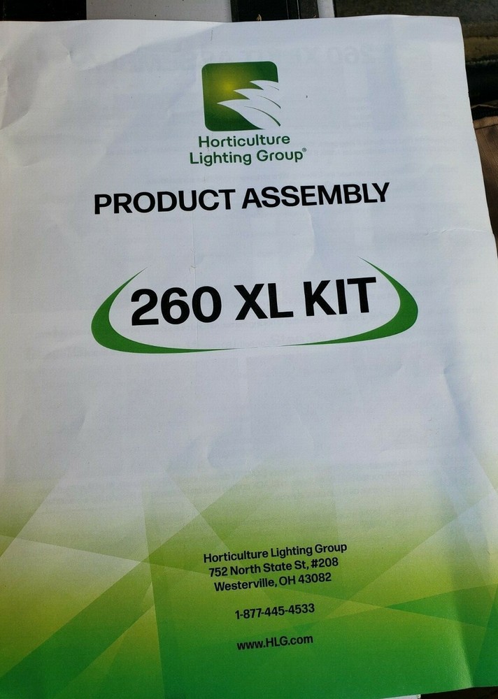 HORTICULTURE LIGHTING GROUP 260WATT XL KIT