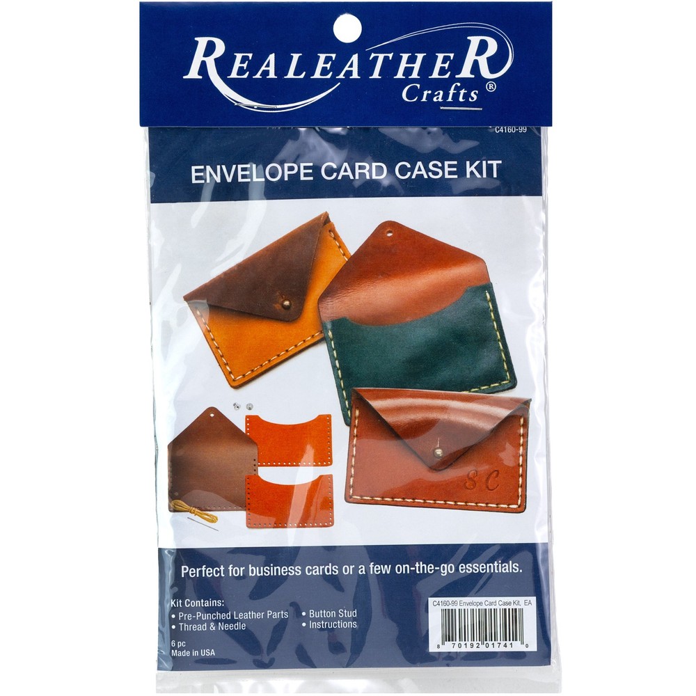Realeather(R) Crafts Card Case Kit-Envelope