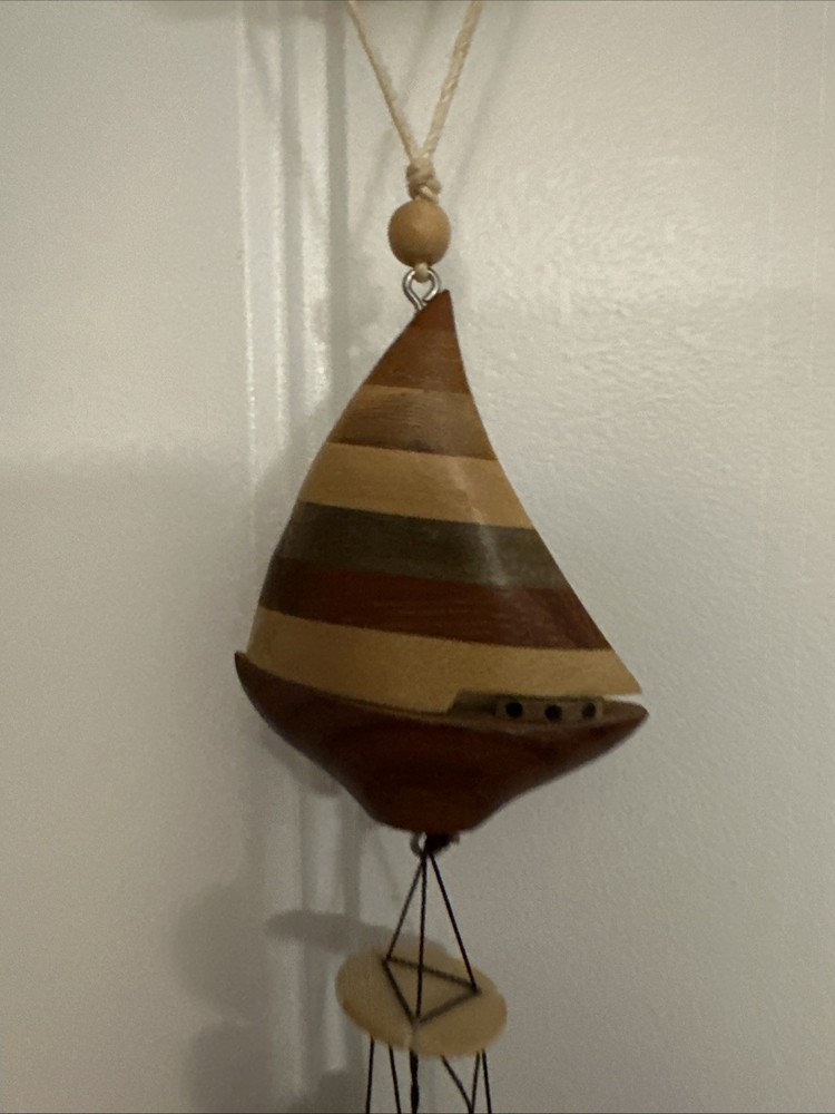 Wind chime. Sailboat