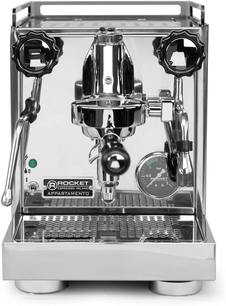 Rocket Espresso Appartamento Espresso Machine (Stainless/Black)