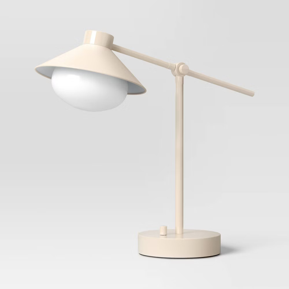 Shaded Orb Task Lamp Cream - Threshold