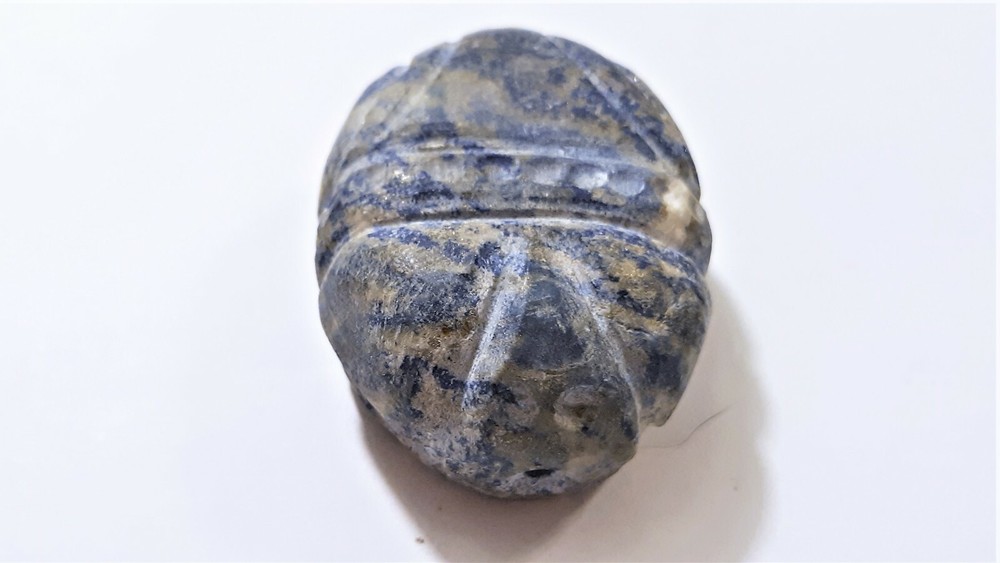 Ancient Lapis Levant Scarab Stamp Seal