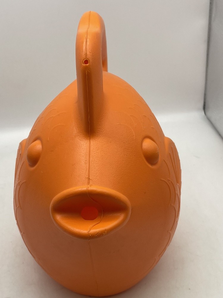 Novelty Plastic Fish Watering Can Orange