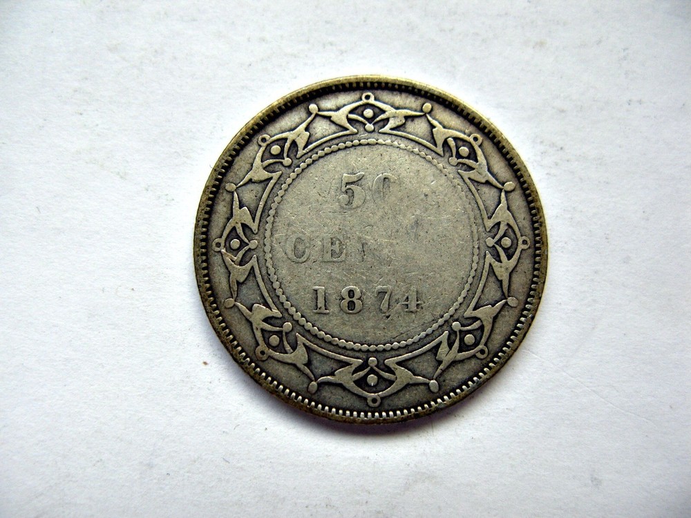 1874 Newfoundland 50 Cent
