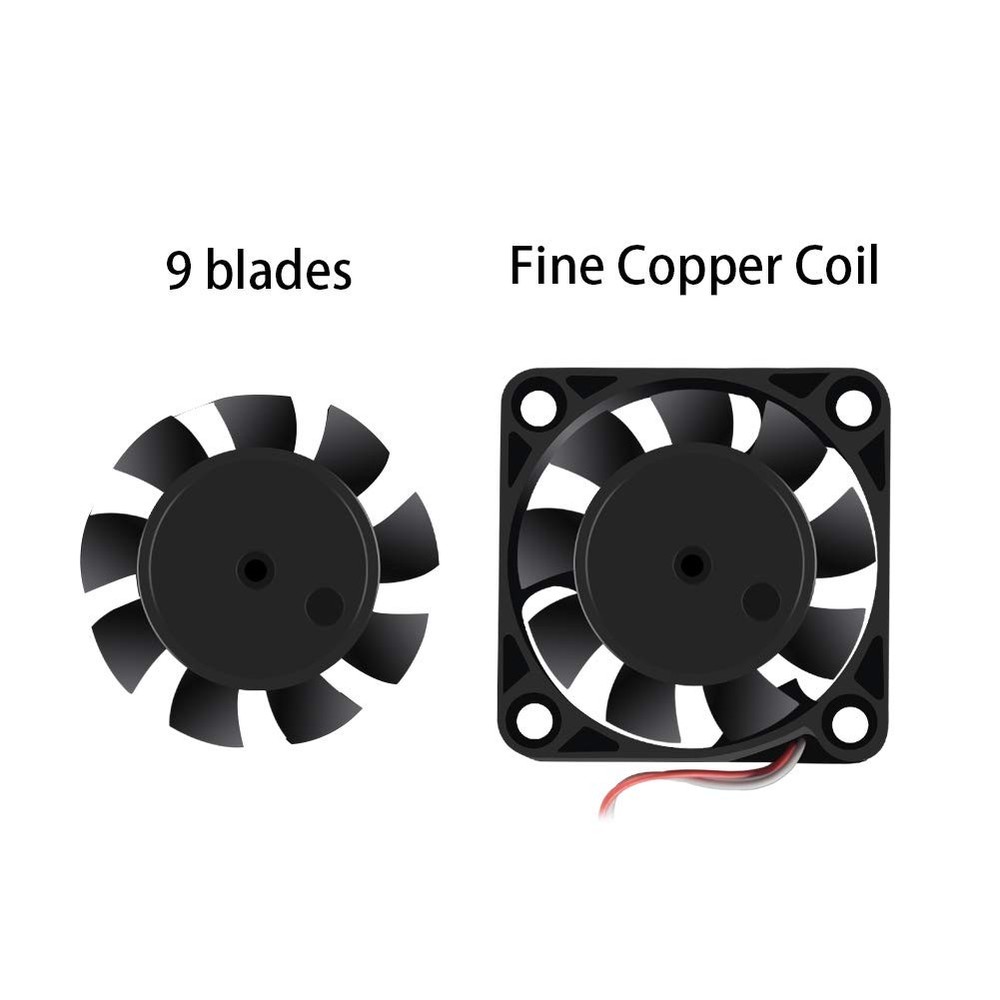 4 Pack USB Brushless Cooling Fan 40mm High Performance DC 4PCS, 5V USB(4010)