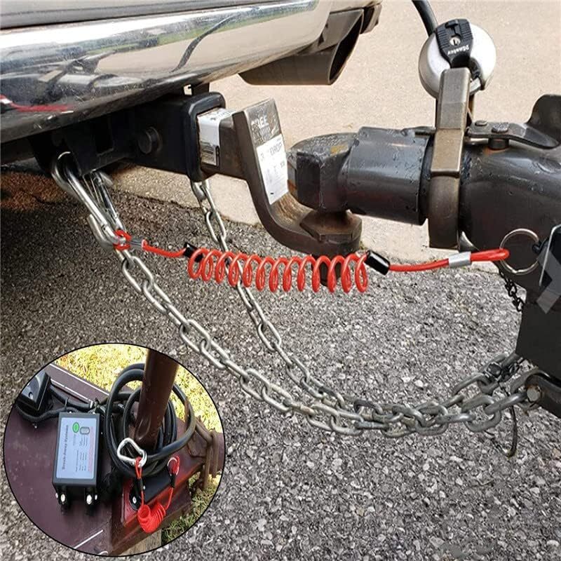 6Ft 1.9M Trailer Breakaway Switch Break Control Kit Electric Brake Switch