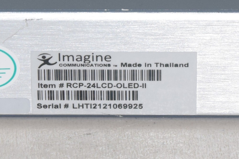 Imagine Communications Magellan RCP-24LCD-OLED-II 24LCD Button 1U Control Panel