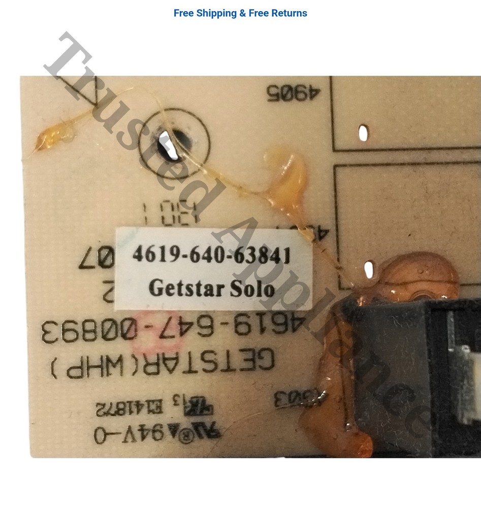 Whirlpool Microwave Main Control Board Electronic Controller PCB W10286816