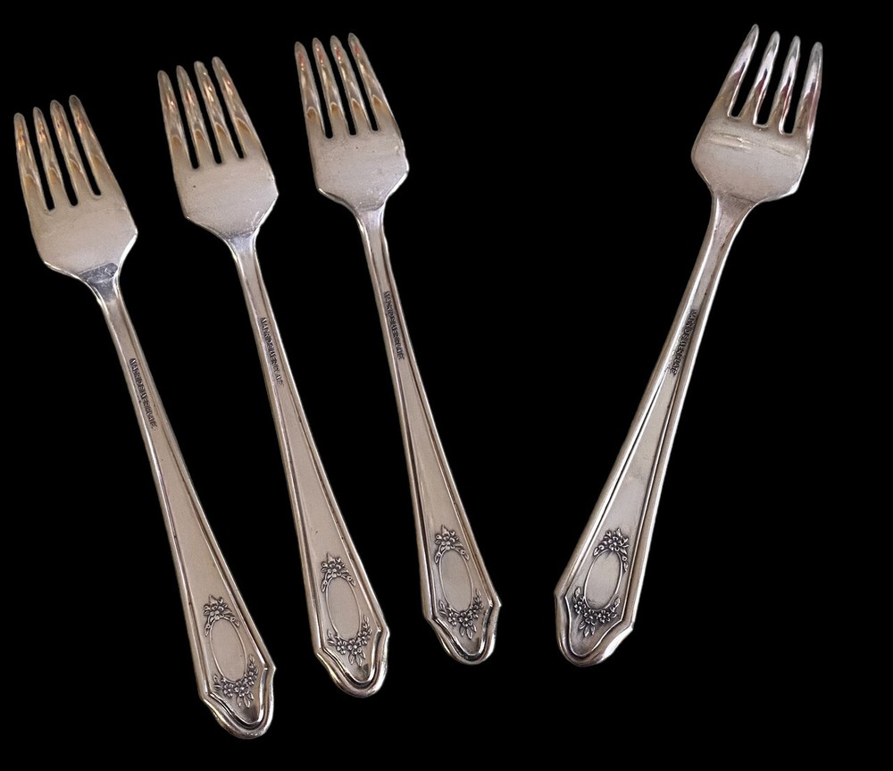 forks set of 4 Madrid Silver plated