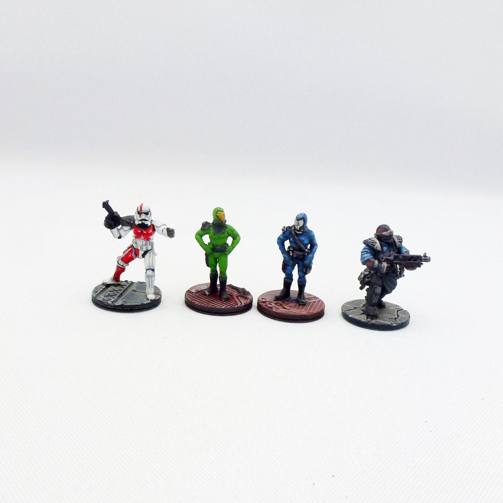 28mm/32mm Sci-Fi Explorers NPC Miniatures UNPAINTED NPC
