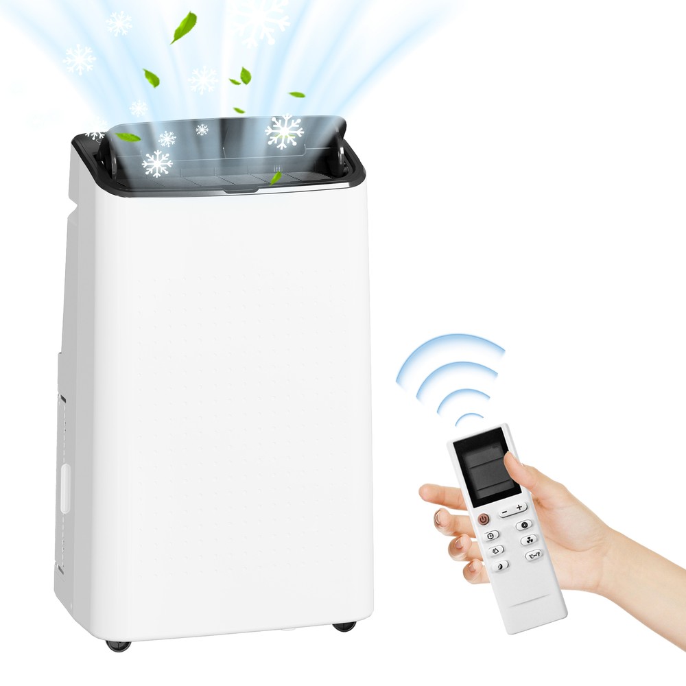 14000 BTU Portable Air Conditioner 3in1 Dehumidifier Fan Cool for 750 Sq.ft Room