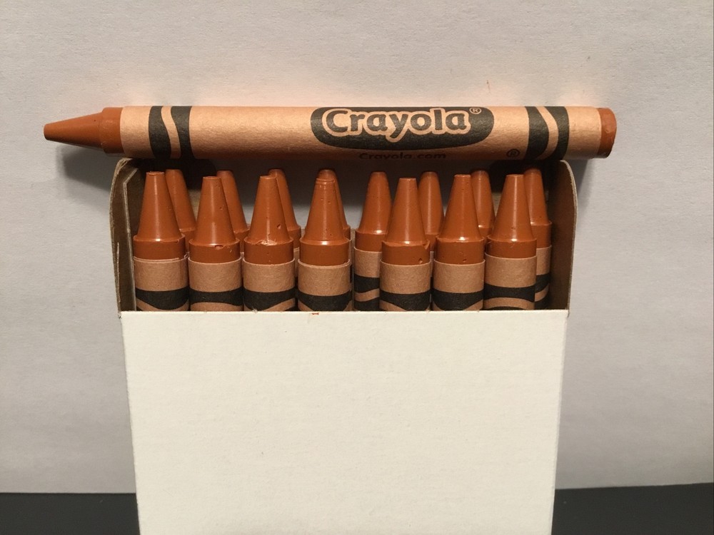 (16) Crayola Crayons (burnt sienna) BULK