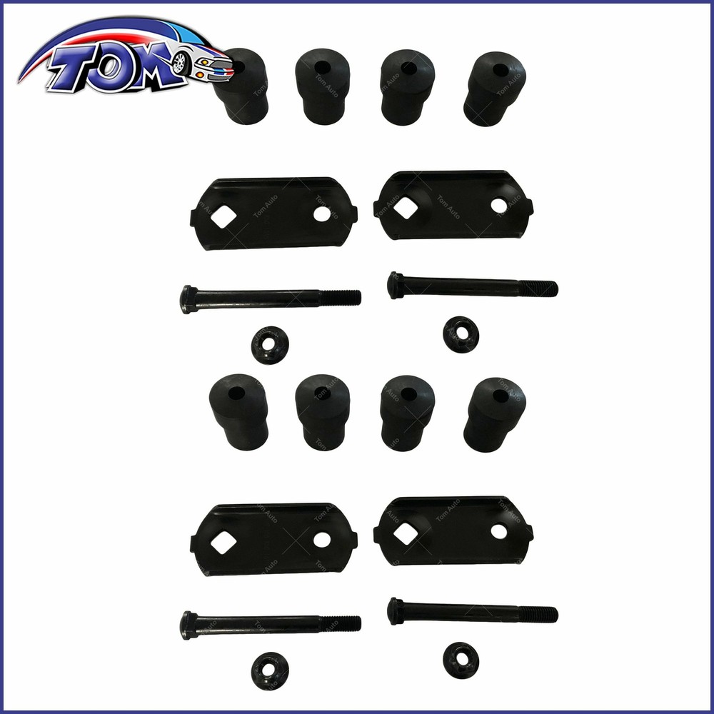 2pcs Rear Spring Shackle and Bushing Kit for 1968-1981 Camaro Firebird