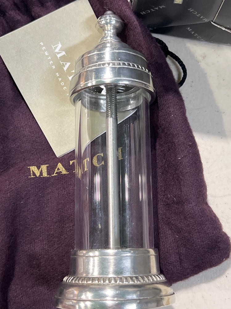 Match Toscana Salt Mill authentic