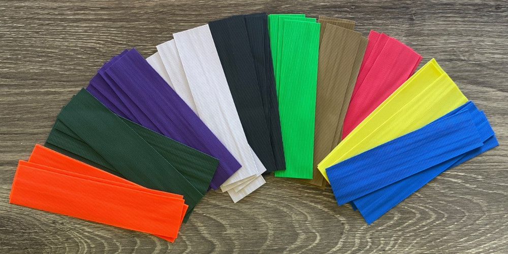 CAT Whisker 40 PC - 10 COLOR ASSORTMENT - Rubber Bow String Silencers Archery
