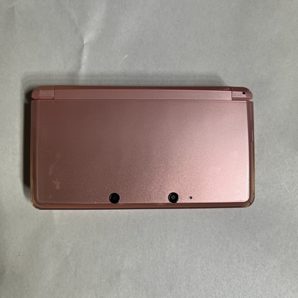Nintendo 3DS Pearl Pink Handheld Handheld Console System CTR-001 Tested
