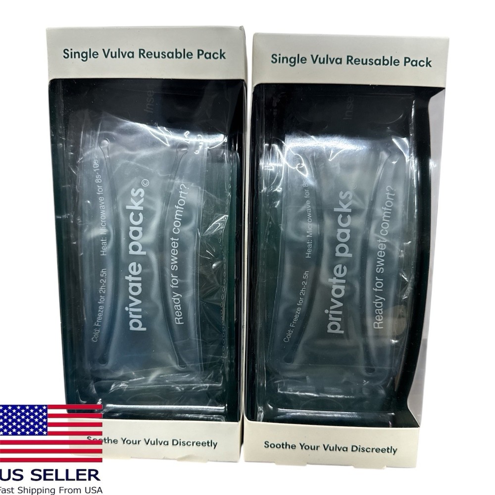 Private Packs Single Vulva Reusable Pack Personal PadX2