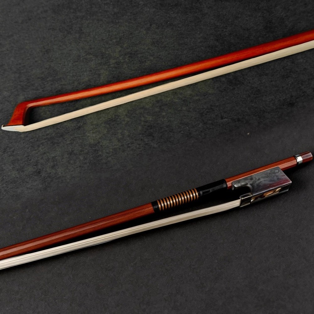 E.SARTORY Copy Pro Master Pernambuco Violin Bow 4/4 Blue Maple Frog Nickle Light