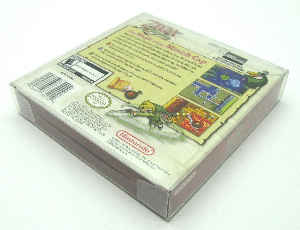10x NINTENDO GAME BOY ADVANCE GAME BOX - PROTECTIVE BOX PROTECTOR SLEEVE CASE