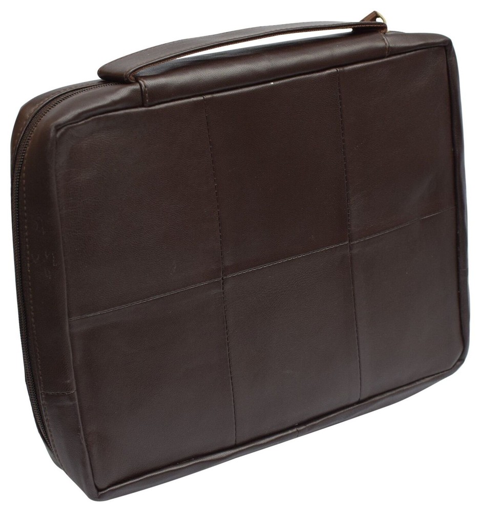 Genuine Leather Large Book Covers Bible Covers with Handle