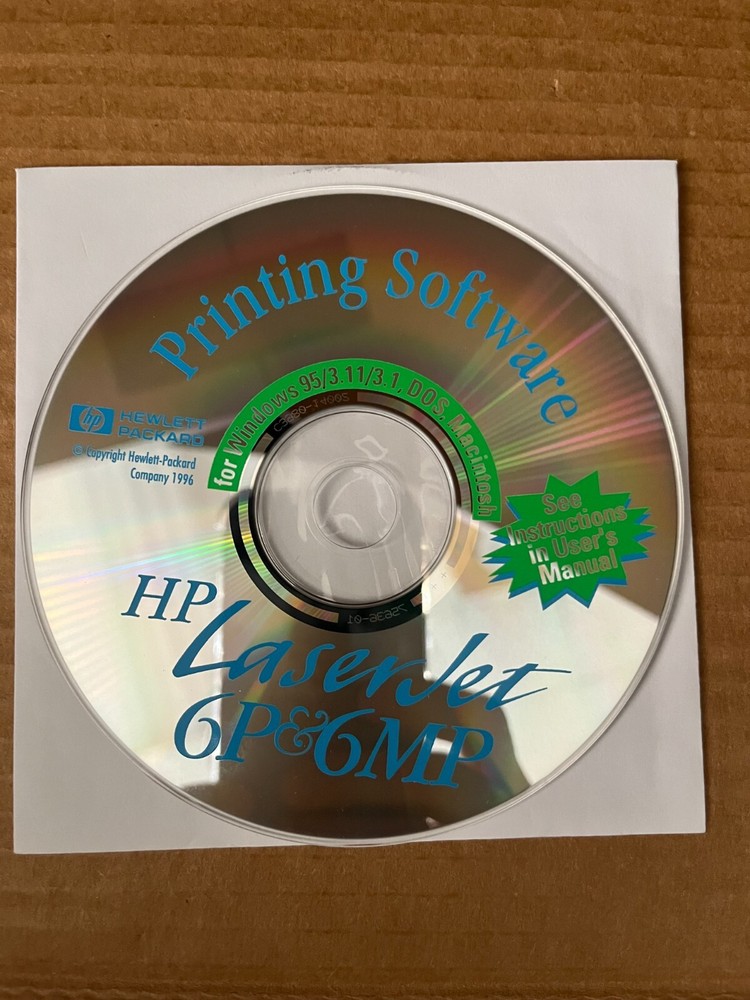HP LaserJet 6P & 6MP Printing Software