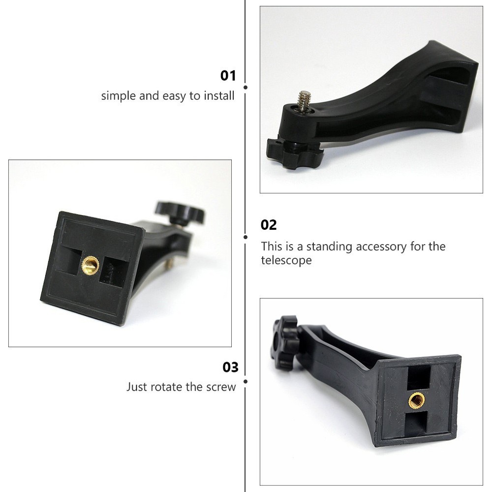 Binocular Tripod Adapter Plastic Fixed Bracket 1/4 Inch for Outdoor Activities