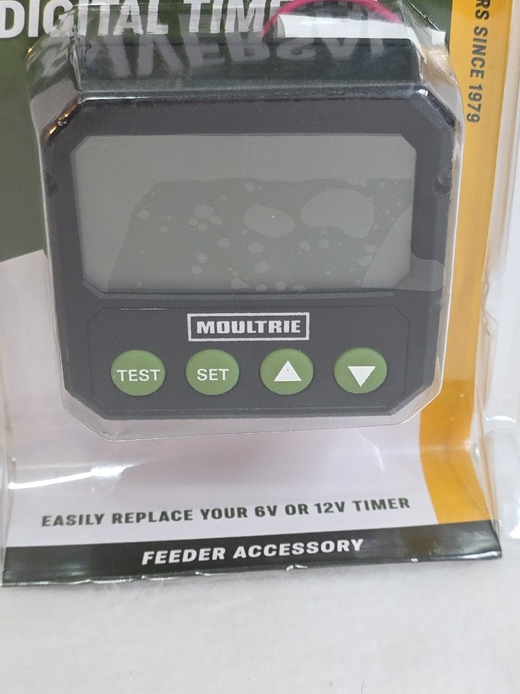 Moultrie Universal Digital Timer III Programmable Feeder Timer Black (MFA-15095)