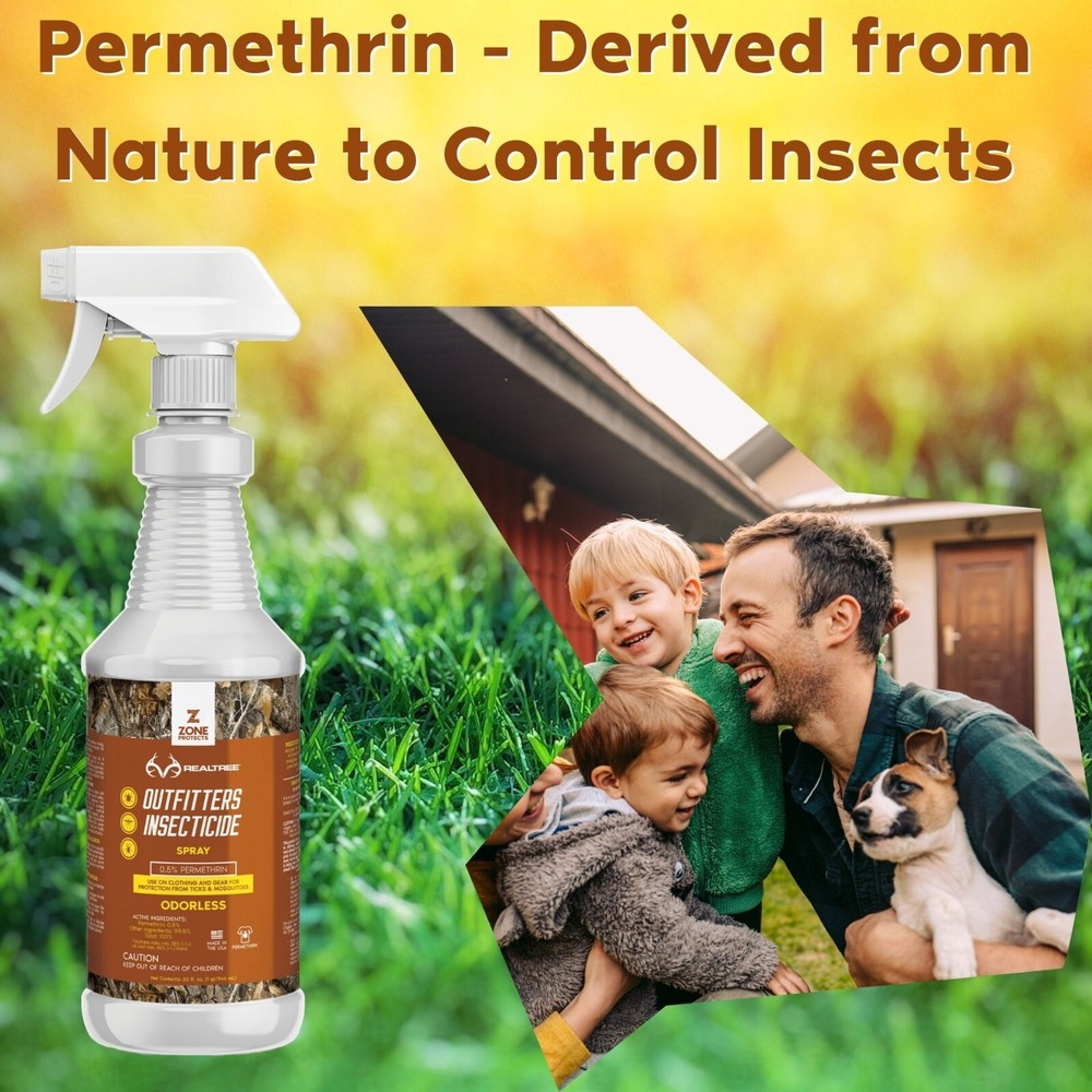 Zone Realtree Outfitters Permethrin Insecticide; 32oz Super Bundle
