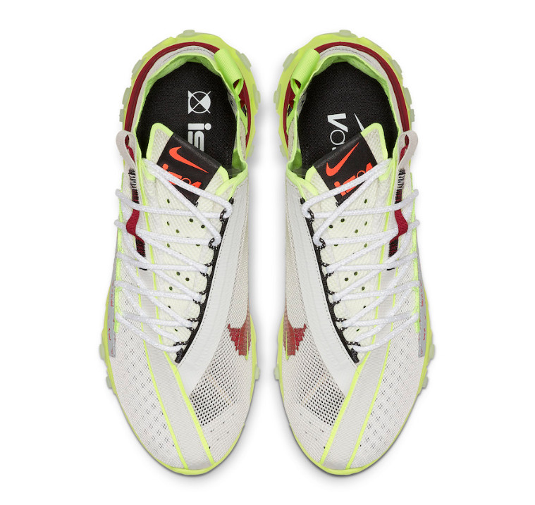 Nike React ISPA Platinum Volt Reflective Running Casual Sneakers