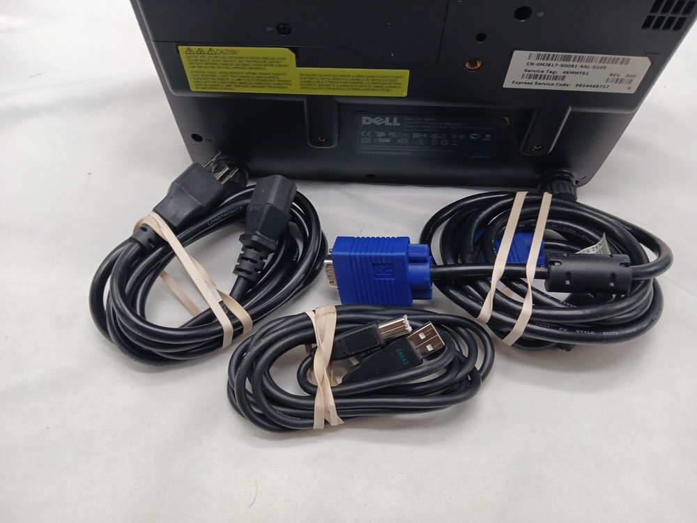 Dell 1800MP Compact Portable DLP Front Projector NO REMOTE Please READ