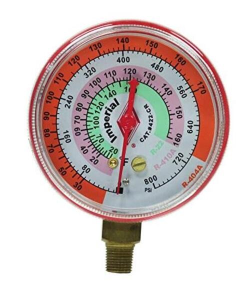 Tool 422-CR Replacement Gauge, High Side, Red