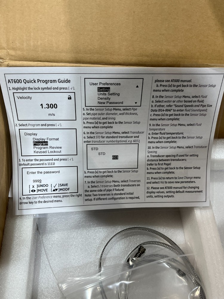 GE AT600 Ultrasonic Flow Meter
