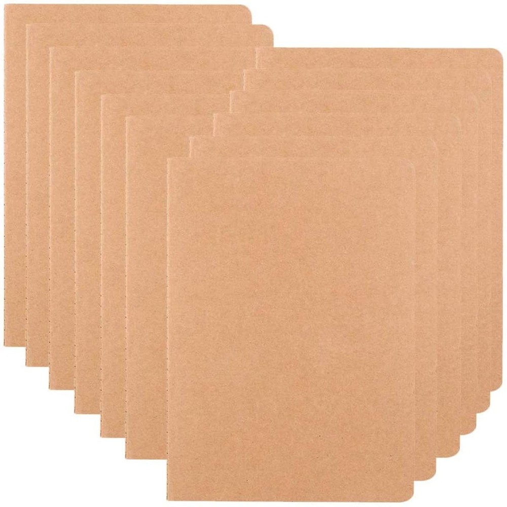 XYark Large Blank Notebook Journals Bulk, 60 Pages, 8.5x11 - 12 Pack