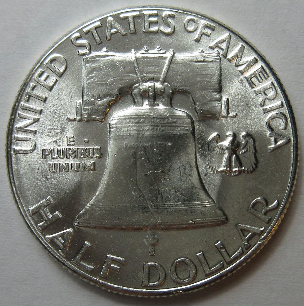 1958 Silver Ben Franklin Half Dollar -Choice UNC- (#717h)