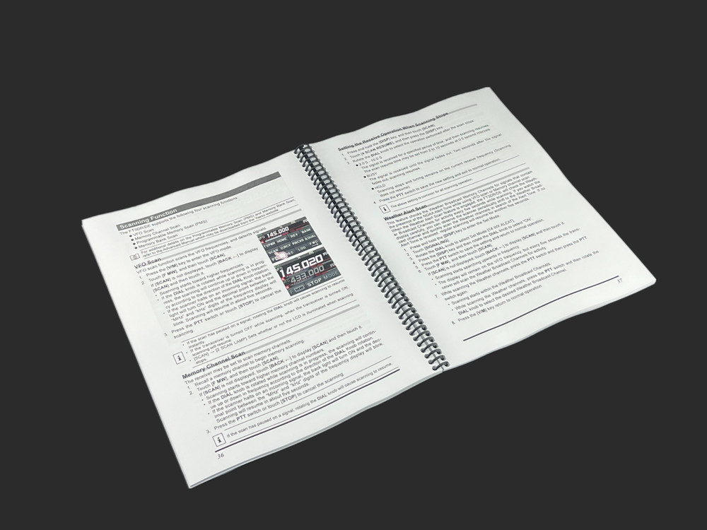 Yaesu FT3Dr FT3DE Transceiver Instruction Operating Manual Coil Bound