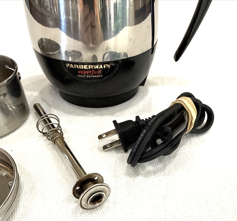 Farberware 134B Superfast Automatic 2-4 Cup Electric Coffee Percolator Complete