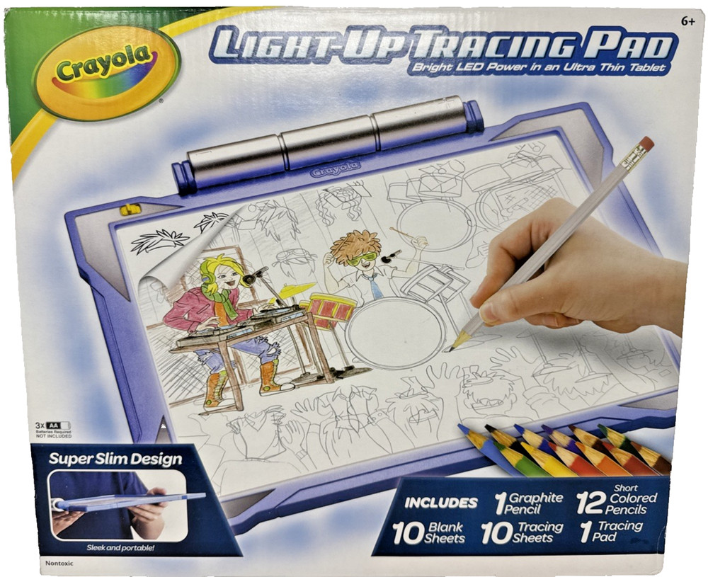 Crayola  Light-up Tracing Pad Coloring Board - Blue
