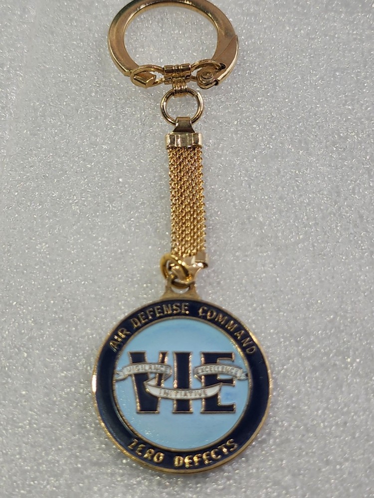 USAF 1960s Air Defense Command Zero /Defects Award Key Chain