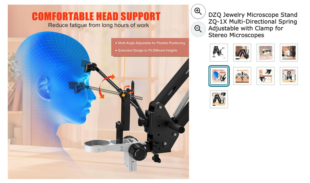 Microscope Stand - Multi Directional - Adjustable Spring Arm