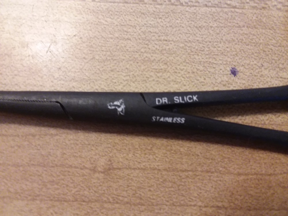 3 DR SLICK CLAMPS / FORCEPS FLY FISHING TOOLS