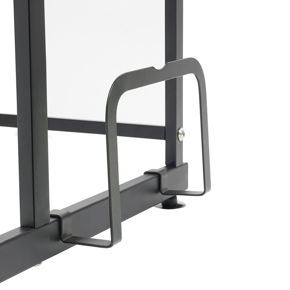 Iron Kitchen Storage Rack Vertical Microwave Oven Rack Kitchen Storage Shelf