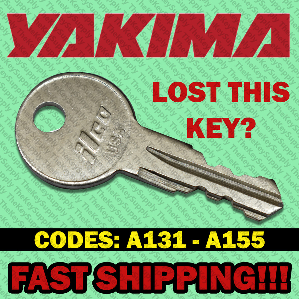 Yakima Replacement Key Cut to Your Code A131 - A155