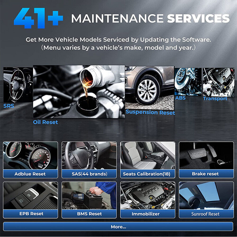 TOPDON Phoenix Plus Bidirectional OBD2 Scanner Diagnostic Tool ECU Coding