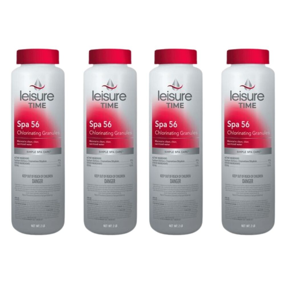 Leisure Time Spa 56 Chlorinating Granules 2 lbs (4 Pack)