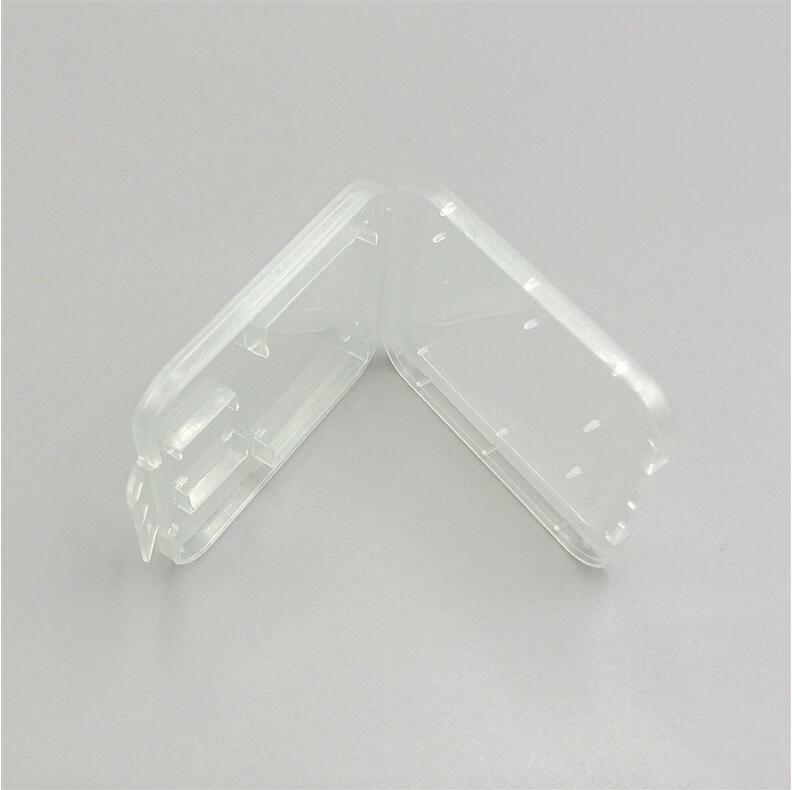 10Pcs Micro SD SDHC Memory Card Case Holder Box Storage Hard Plastic Transparent