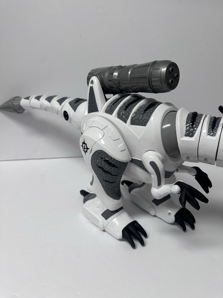 Roboraptor White Robotic Dinosaur No Remote Wowee 2005