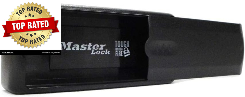 Magnetic Key Holder, 1 Pack, Black